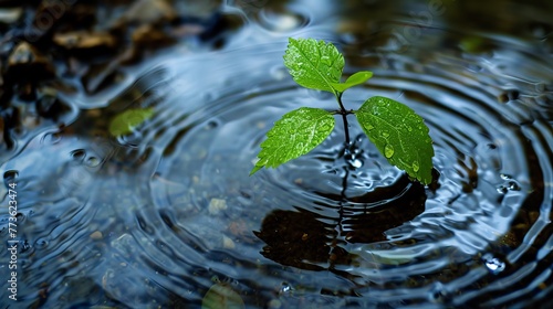 Nature growth tree plant leaf water 