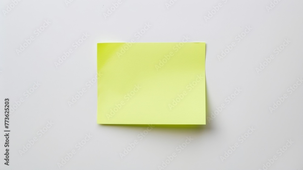 Floating green paper and paper sticker locs over white background Floating green paper and paper sticker locs over white background
