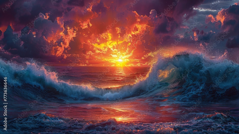 Tranquil Beach Scene: Swirling Waves, Clear Sky - Perfect for Branding Tranquil Beach Scene: Swirling Waves, Clear Sky - Perfect for Branding