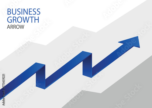 business profit arrow represents growth financial rise economic boom forex stock trading profit progress