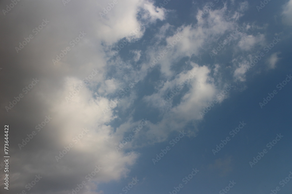 Overcast sky with dark clouds, The gray cloud ,Before rain Overcast sky with dark clouds, The gray cloud ,Before rain
