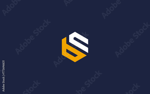letter bc with hexagon logo icon design vector design template inspiration