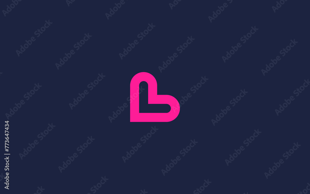 letter l with love logo icon design vector design template inspiration letter l with love logo icon design vector design template inspiration