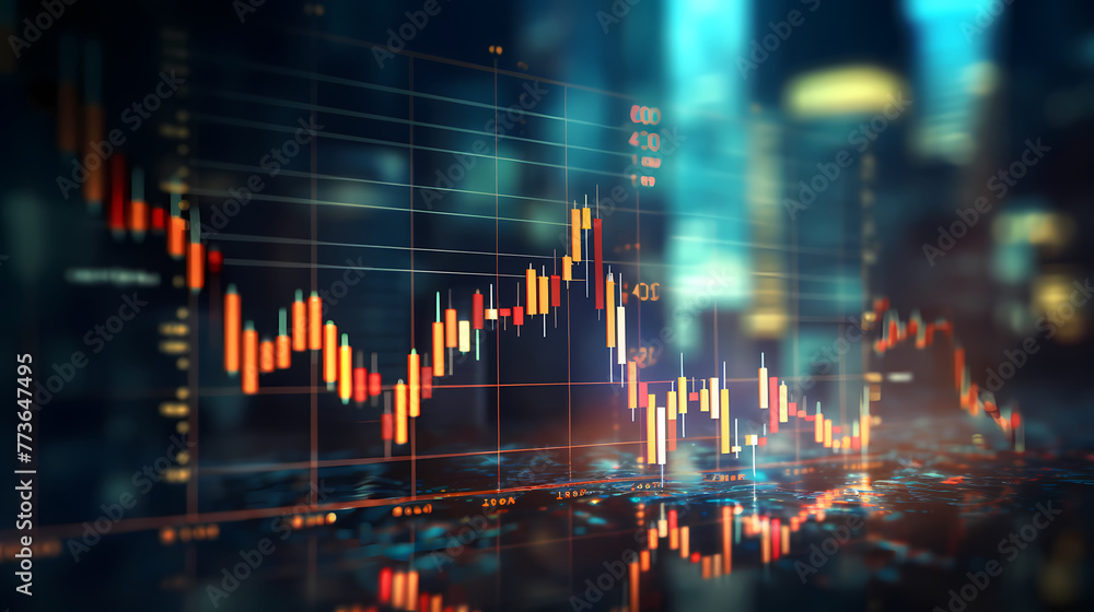 Digitally Generated Currency and Exchange Stock Chart for Finance and Economy Based Computer Software and Coding Display Digitally Generated Currency and Exchange Stock Chart for Finance and Economy Based Computer Software and Coding Display