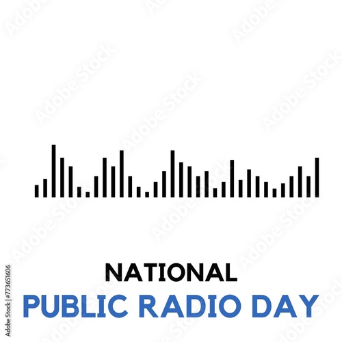 National Public Radio Day. Holiday concept. Template for background, banner, card, poster 