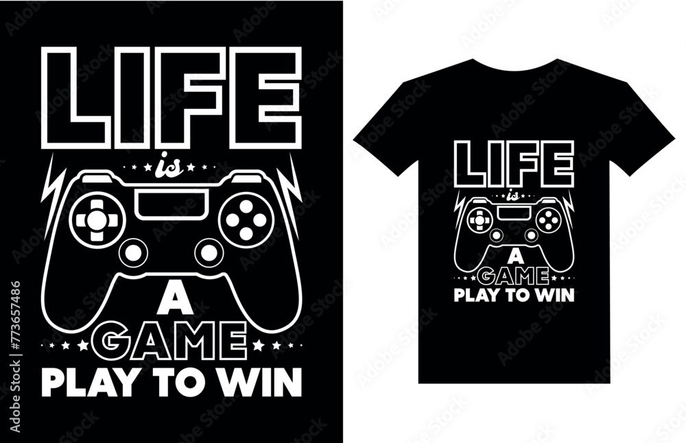 life is a game play to win retro vintage gaming t shirt gaming quotes t shirt Gamer t shirt Design
life is a game play to win retro vintage gaming t shirt gaming quotes t shirt Gamer t shirt Design