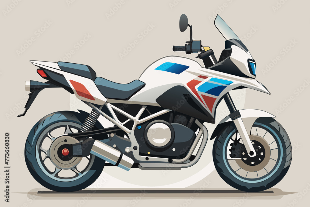 motorcycle bike vector illustration