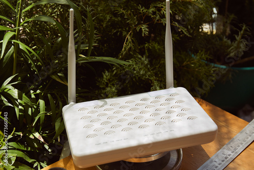 Photo of Wifi Router in the garden 