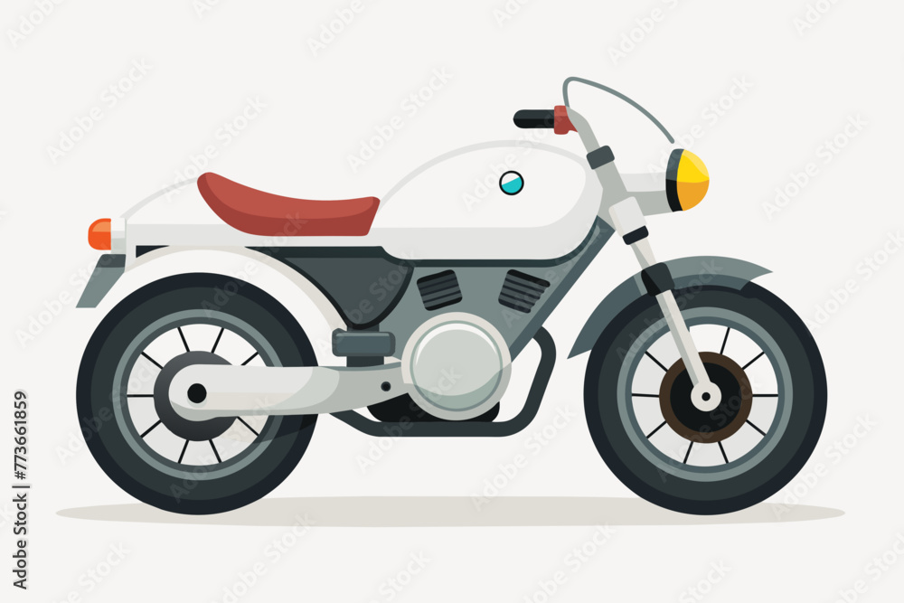 Fototapeta premium motorcycle bike vector illustration