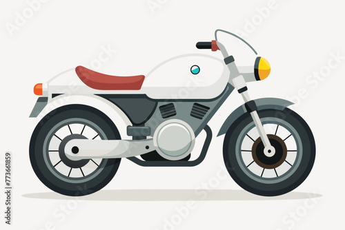 motorcycle bike vector illustration