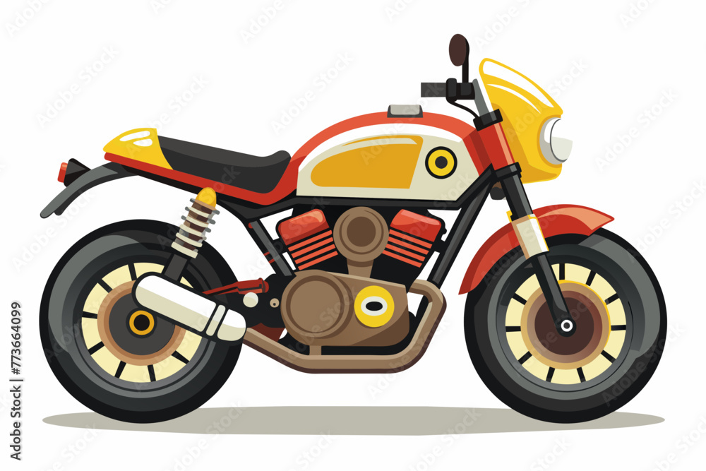 ducati scrambler vector illustration