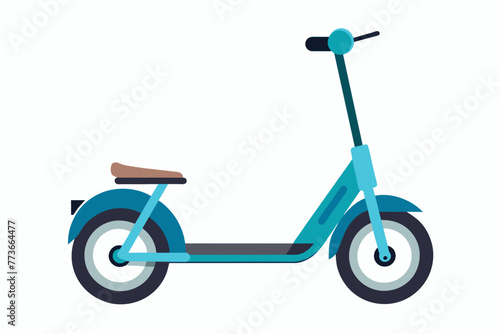 electric scooter vector illustration