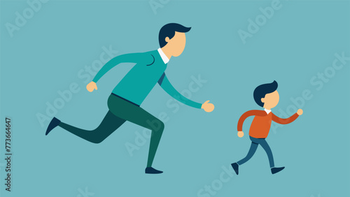 The fathers role shifts from a teacher to a protector as he runs behind his son ready to catch him if he falls but ultimately giving him the