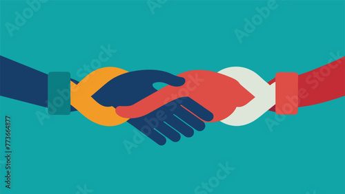 Two hands inter with a small space in between representing the gradual closing of gaps in trust and the strengthening of a secure attachment