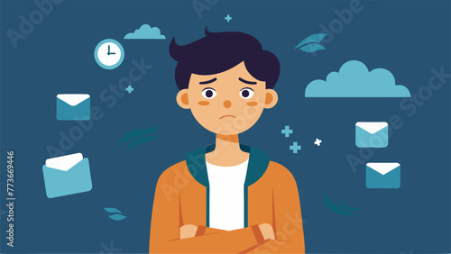 A teenager feeling pressured to make important decisions without proper guidance from their parents resulting in feelings of anxiety and