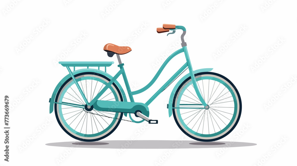 Flat illustration of bike lifesyle design edita fla