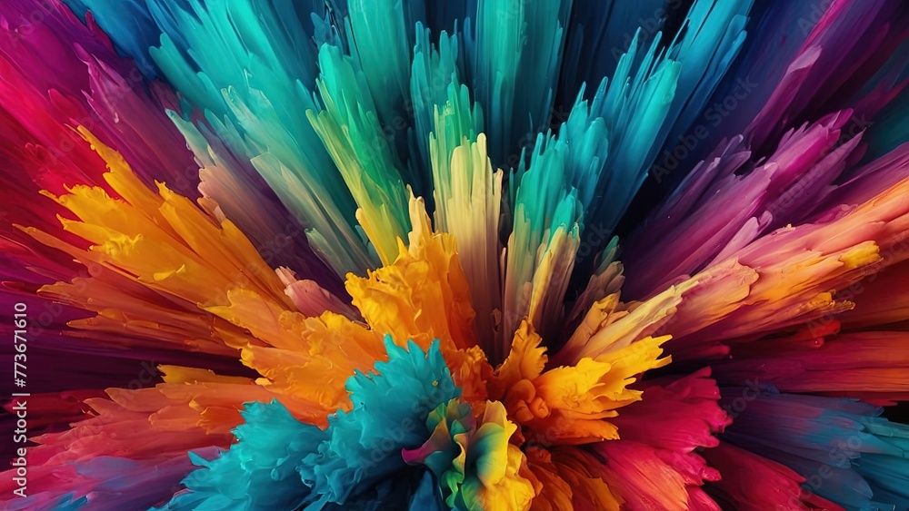 Abstract Vibrant Gradient Colour Wallpaper Background Abstract Vibrant Gradient Colour Wallpaper Background