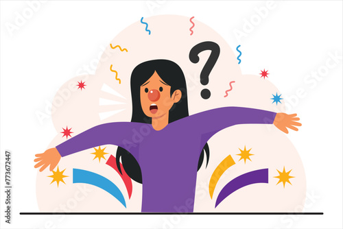 April Fools Flat Illustration Design