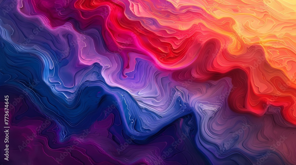 A dance of vibrant hues in a liquid abstract, forming a gradient wave that is both lively and soothing, creating a visually stunning composition. A dance of vibrant hues in a liquid abstract, forming a gradient wave that is both lively and soothing, creating a visually stunning composition.