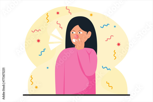 April Fools Flat Illustration Design