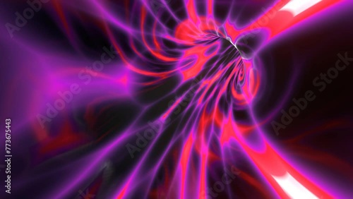 vj loop. abstract motion background. worm hole warp illustration. seamless 4K