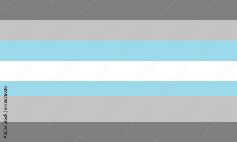 Fototapeta premium Demiboy Pride Flag Pride Month LGBTQ Rainbow