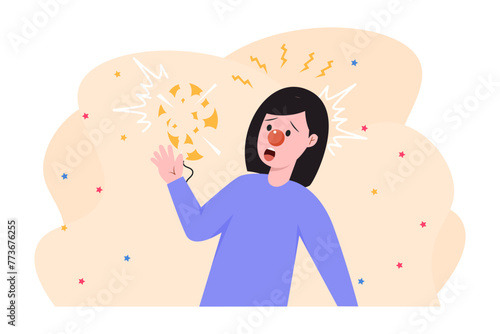 April Fools Flat Illustration Design