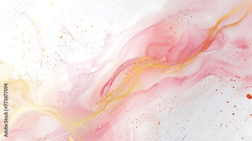 solid white background with sprout swirls