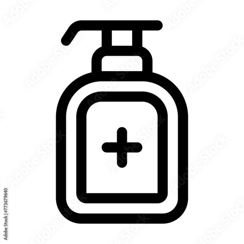 Antiseptic Line Icon
