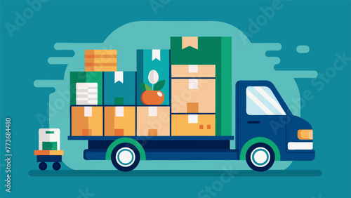 The sixth image depicts a delivery truck loaded with products with a caption that emphasizes the advantages of reshoring for reduced