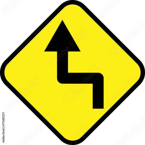 sign reverse turn