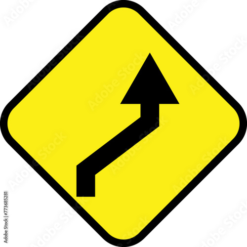 sign reverse curve