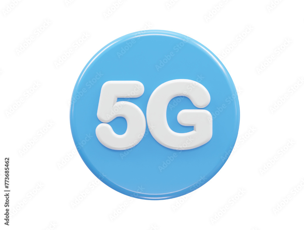 5g icon rendering 3d illustration element 5g icon rendering 3d illustration element