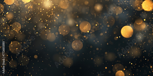 Stellar Gold: Bokeh Sparkles on the Night Canvas © Creative Valley