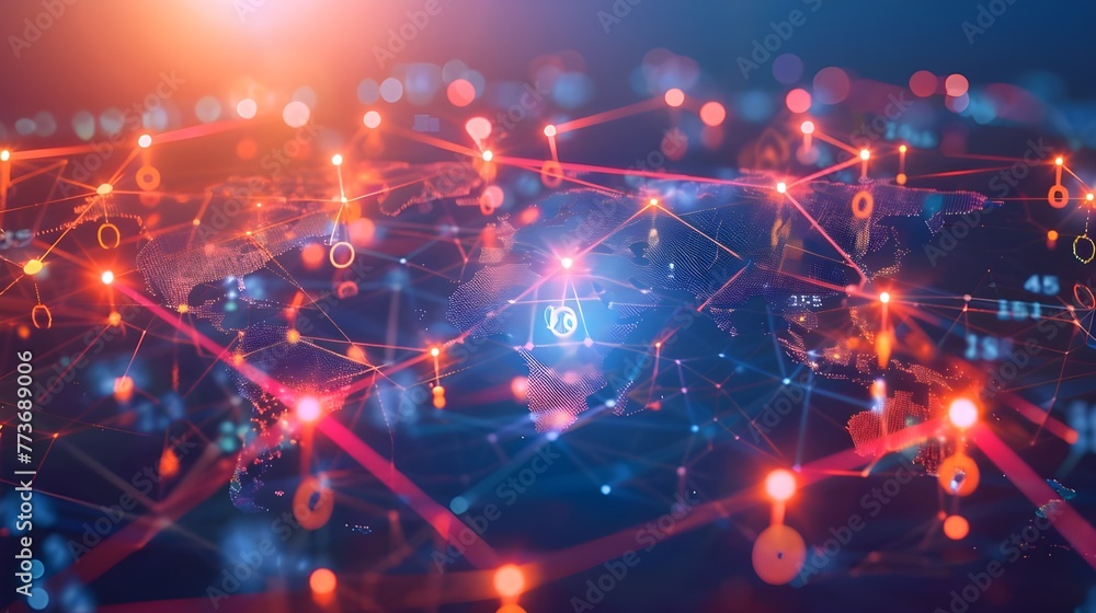 Low Poly Plexus Design Network Connection 3D Render
Low Poly Plexus Design Network Connection 3D Render