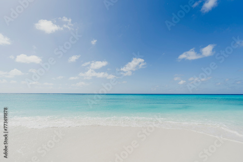 Paradise beach in the Caribbean Sea © carlosagonzalezq