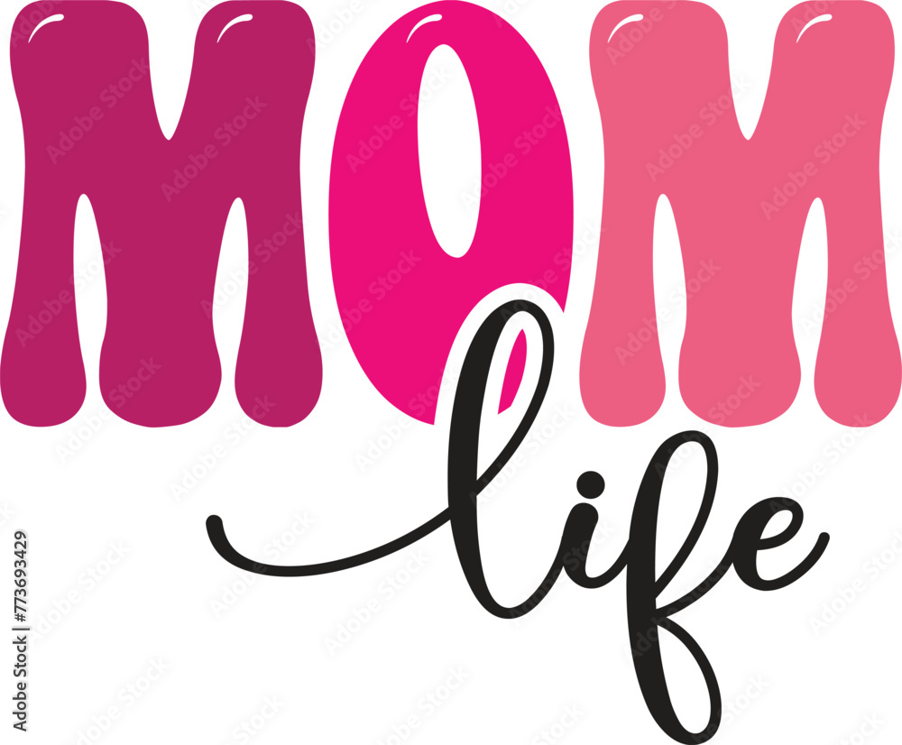 Retro Mother's Day SVG Design Retro Mother's Day SVG Design