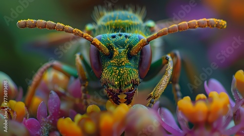 Gapostemon Virescens: A Closer Look at the Green Metallic Sweat Bee photo