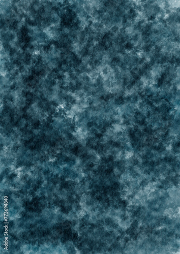 濃い藍色の水彩テクスチャ