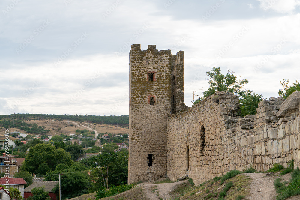 Feodosia, Crimea. Genoese fortress 