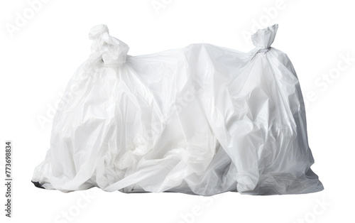 Heavy-Duty Trash Bags Isolated on Transparent Background