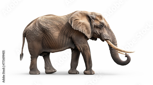 elephant stand on white background png