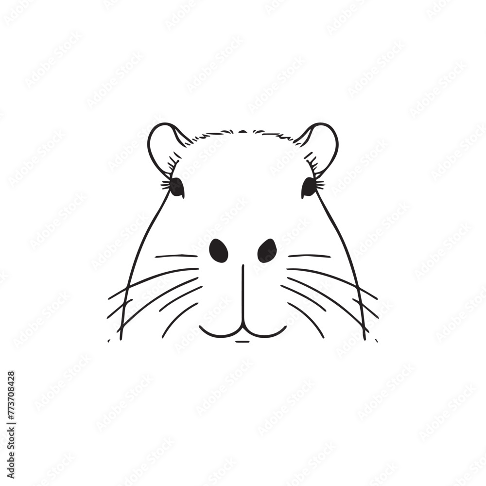 Capybara Vectorised Bitmap Adobe Illustrator ArtAmazonica capybara vectorized image, capybara logo ...