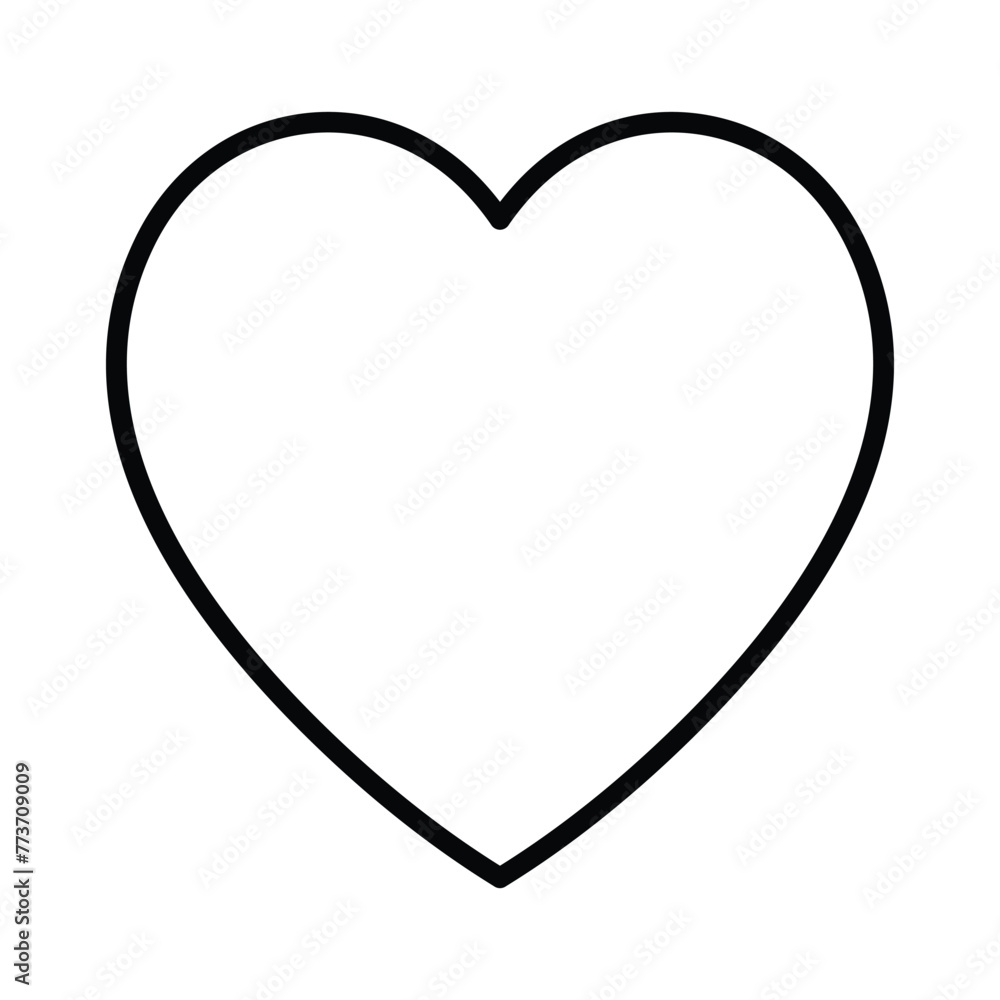 Heart continuous one line art drawing color shape Love sign outline Vector illustration Heart continuous one line art drawing color shape Love sign outline Vector illustration