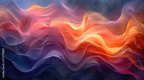 Generative AI Soft Pastel Shapes Layered in an Abstract Background.