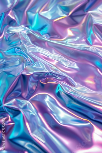 Holographic Purple Liquid abstract background