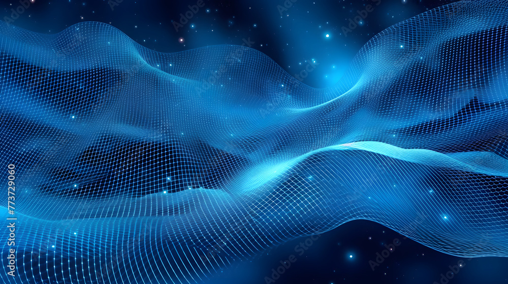 Digital blue star glitter geometric abstract graphics poster web page PPT background Digital blue star glitter geometric abstract graphics poster web page PPT background