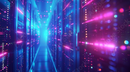 Cloud computing  Servers in a data center or abstract representations of data storage and access