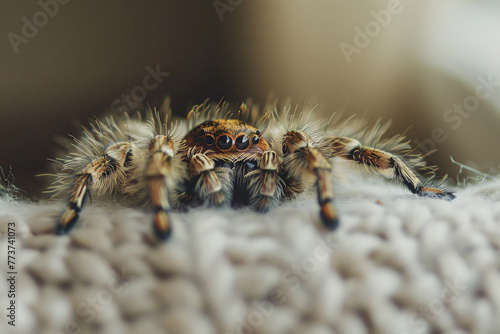 Spider with large eyes