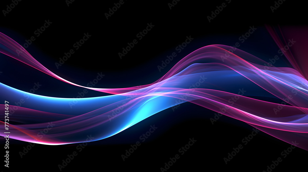 Digital blue purple neon light curve geometric abstract graphics poster web page PPT background Digital blue purple neon light curve geometric abstract graphics poster web page PPT background